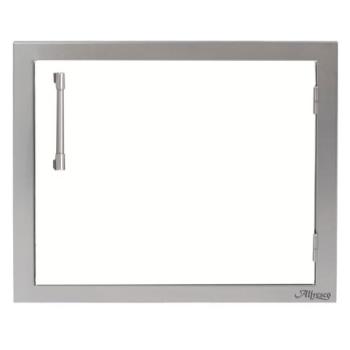 Alfresco Grills 23 Inch Stainless Steel Right Hinged Vertical Single Access Door Signal White Matte AXE 23R 01 SM9003350