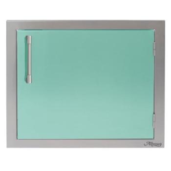 Alfresco Grills 23 Inch Stainless Steel Right Hinged Vertical Single Access Door Light Green AXE 23R 01 S6027350