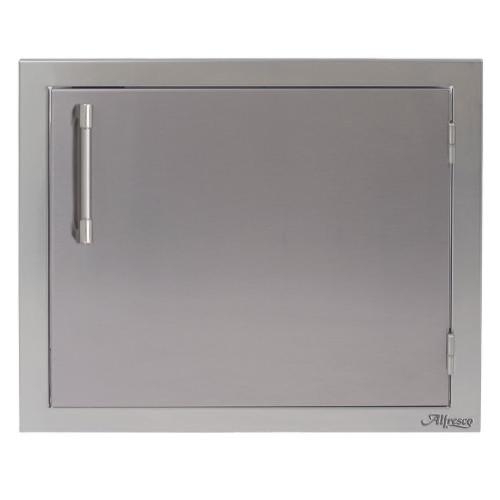 Alfresco Grills 23 Inch Stainless Steel Right Hinged Vertical Single Access Door   Signal Grey