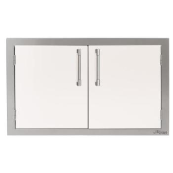 Alfresco Grills 30 Inch Stainless Steel Double Access Door Signal White Gloss AXE 30 01 S9003350