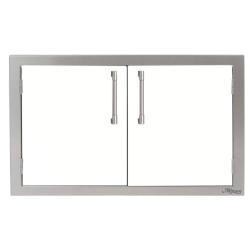Alfresco Grills 30 Inch Stainless Steel Double Access Door Signal White Matte AXE 30 01 SM9003 250