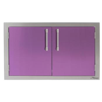 Alfresco Grills 30 Inch Stainless Steel Double Access Door Blue Lilac AXE 30 01 S4005350