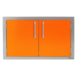 Alfresco Grills 30 Inch Stainless Steel Double Access Door Luminous Orange AXE 30 01 S2005250