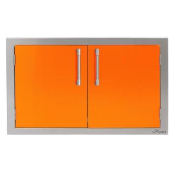 Alfresco Grills 30 Inch Stainless Steel Double Access Door Luminous Orange AXE 30 01 S2005350