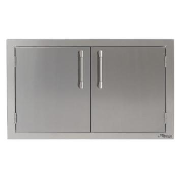 Alfresco Grills 30 Inch Stainless Steel Double Access Door Signal Grey AXE 30 01 S7004350