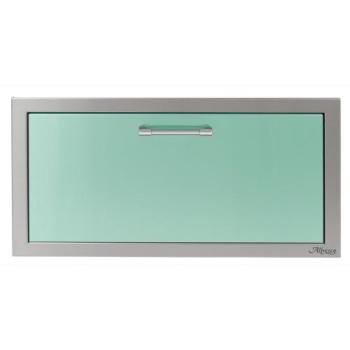 Alfresco Grills 30 Inch Stainless Steel VersaPower Single Accessory Drawer with Soft Close Hardware Light Green AXE 30DR SC S6027350