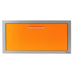 Alfresco Grills 30 Inch Stainless Steel VersaPower Single Accessory Drawer with Soft Close Hardware Luminous Orange AXE 30DR SC S2005250