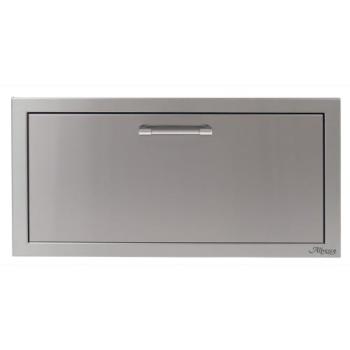 Alfresco Grills 30 Inch Stainless Steel VersaPower Single Accessory Drawer with Soft Close Hardware Signal Grey AXE 30DR SC S7004350