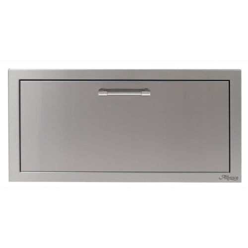 Alfresco Grills 30 Inch Stainless Steel VersaPower Single Accessory Drawer with Soft Close Hardware   Signal Grey