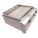 Alfresco Grills 30 Inch 2 Burner Built In Propane Gas Commercial Style Flat Top Griddle   Stainless Steel
