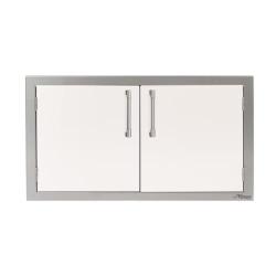 Alfresco Grills 36 Inch Stainless Steel Double Access Door Signal White Gloss AXE 36 01 S9003250