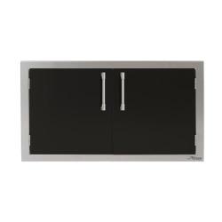 Alfresco Grills 36 Inch Stainless Steel Double Access Door Jet Black Gloss AXE 36 01 S9005250