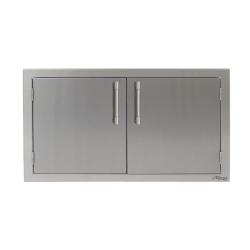Alfresco Grills 36 Inch Stainless Steel Double Access Door Signal Grey AXE 36 01 S7004250