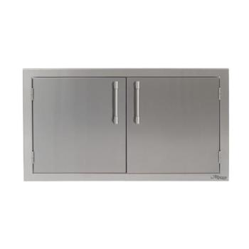 Alfresco Grills 36 Inch Stainless Steel Double Access Door Signal Grey AXE 36 01 S7004350