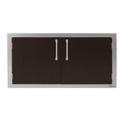 Alfresco Grills 42 Inch Stainless Steel Double Access Door Jet Black Matte AXE 42 01 SM9005250