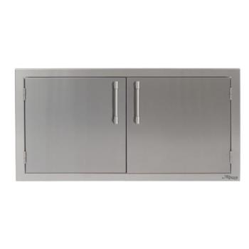 Alfresco Grills 42 Inch Stainless Steel Double Access Door Signal Grey AXE 42 01 S7004350