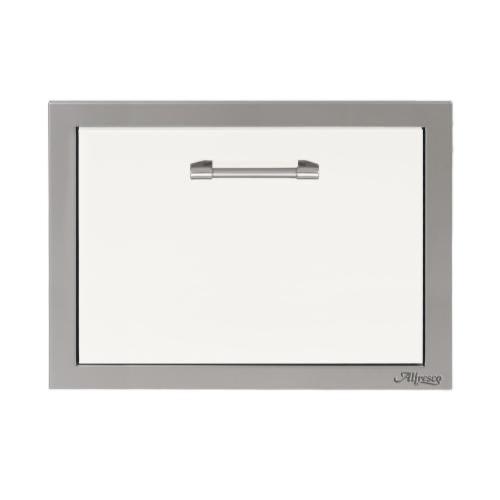 Alfresco Grills 26 Inch Built In Insulated Under Counter Ice Drawer and Bev Center   32 Lb