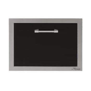 Alfresco Grills 26 Inch Built In Insulated Under Counter Ice Drawer and Bev Center 32 Lb Ice Capacity Jet Black Gloss AXE ID S9005350