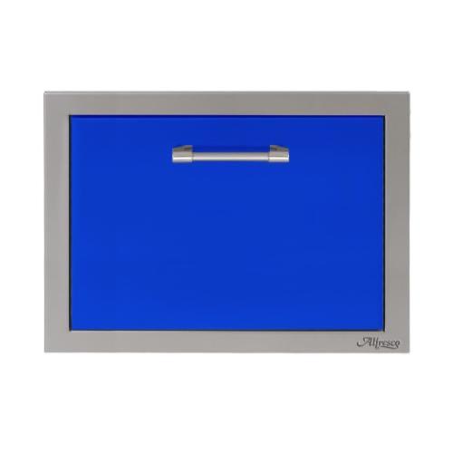 Alfresco Grills 26 Inch Built In Insulated Under Counter Ice Drawer and Bev Center   32 Lb