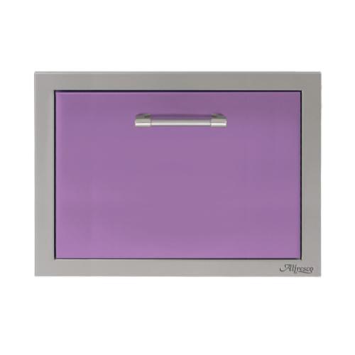 Alfresco Grills 26 Inch Built In Insulated Under Counter Ice Drawer and Bev Center   32 Lb