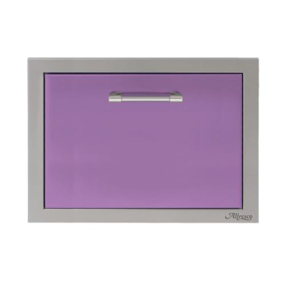 Alfresco Grills 26 Inch Built In Insulated Under Counter Ice Drawer and Bev Center   32 Lb