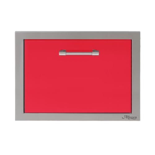 Alfresco Grills 26 Inch Built In Insulated Under Counter Ice Drawer and Bev Center   32 Lb