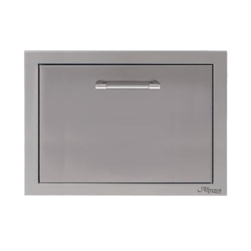 Alfresco Grills 26 Inch Built In Insulated Under Counter Ice Drawer and Bev Center   32 Lb