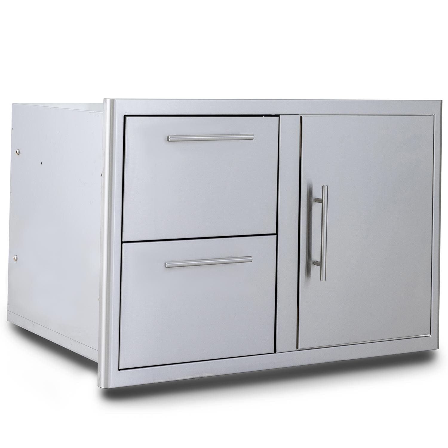 Blaze Grills 30 Inch Access Door  and  Stainless Steel Double Drawer Combo with Illuminated Drawers