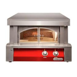 Alfresco Grills 30 Inch Countertop Propane Gas Outdoor Pizza Oven Carmine Red AXE PZA LP S3002250