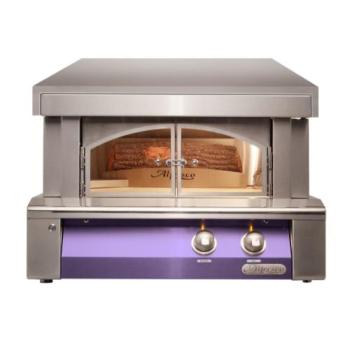 Alfresco Grills 30 Inch Countertop Natural Gas Outdoor Pizza Oven Blue Lilac AXE PZA NG S4005350