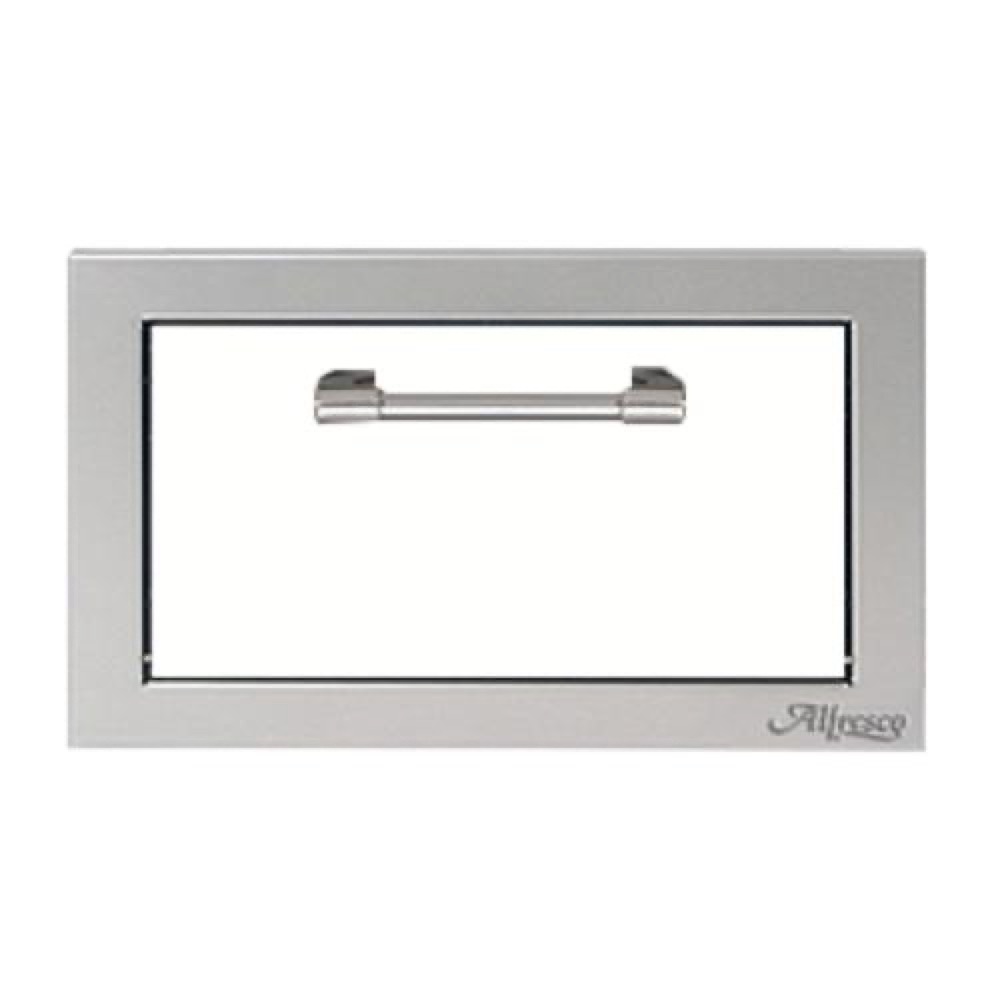 Alfresco Grills 17 Inch Tilt Out Stainless Steel Paper Towel Dispenser   Signal White Matte