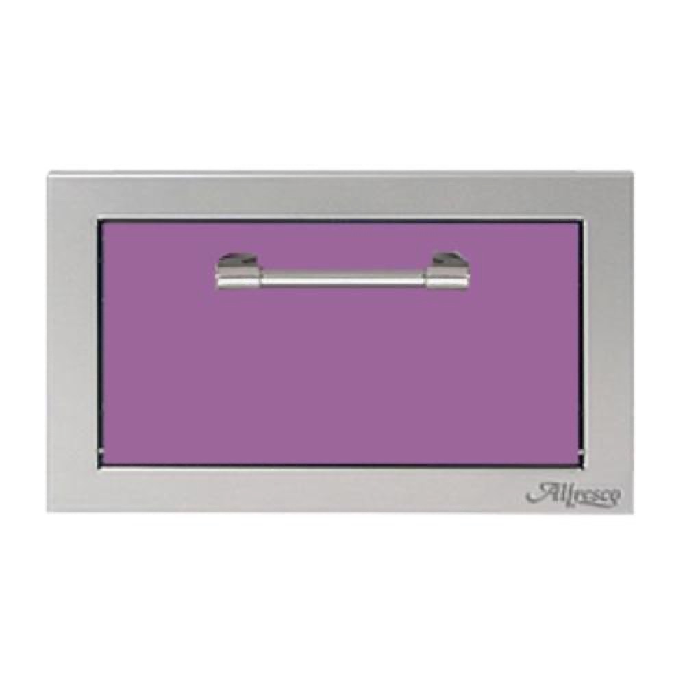 Alfresco Grills 17 Inch Tilt Out Stainless Steel Paper Towel Dispenser   Blue Lilac