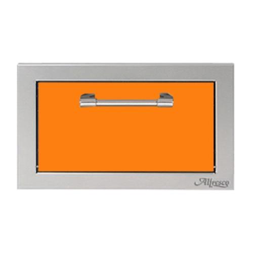 Alfresco Grills 17 Inch Tilt Out Stainless Steel Paper Towel Dispenser   Luminous Orange
