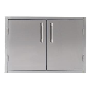 Alfresco Grills 36 x 21 Inch Stainless Steel Enclosed Water Resistant Dry Storage Pantry Signal Grey AXEDSP 36L S7004 350