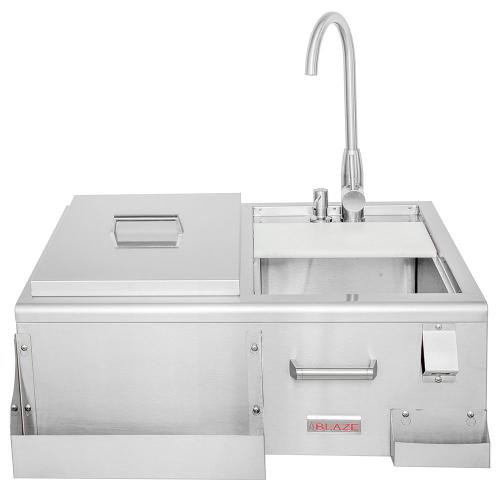 Blaze Grills 30Inch Stainless Steel BuiltIn Bar Center With Ice Chest