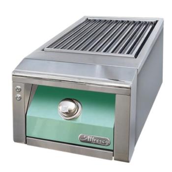 Alfresco Grills 30 200 BTU Built In Propane Gas Sear Zone Side Burner with Stainless Steel Lid Light Green AXESZ LP S6027350