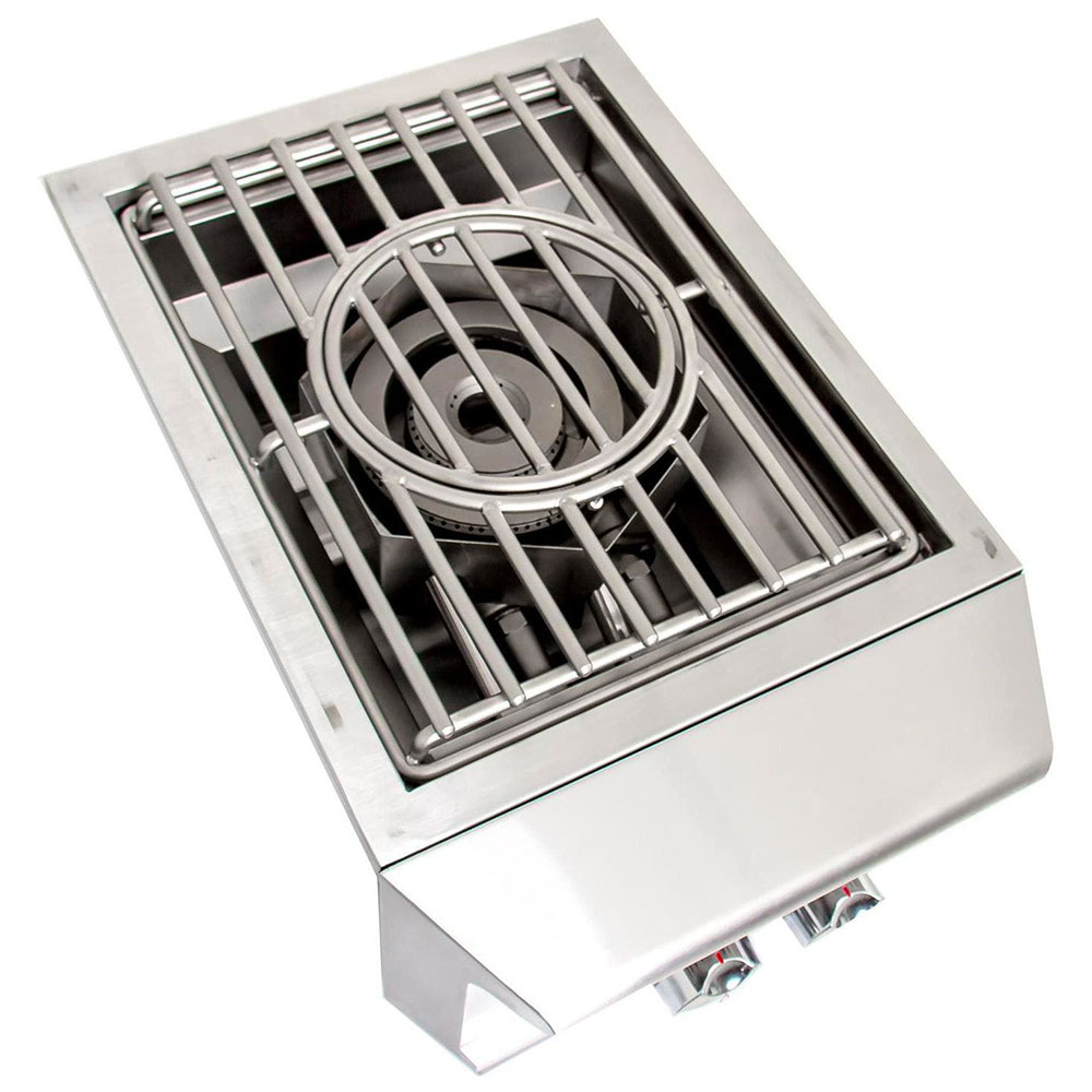 Blaze Grills Professional 70000 BTU Built In Natural Gas High Performance Power Burner with Wok Grate  and  Removable Lid