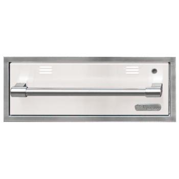 Alfresco Grills 30 Inch 110v Electric Outdoor Warming Drawer Signal White Gloss AXEWD 30 S9003350