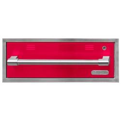 Alfresco Grills 30 Inch 110v Electric Outdoor Warming Drawer Raspberry Red AXEWD 30 S3027250