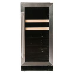 Azure 15 Inch 3 Cu Ft ADA Compliant Adjustable Height Beverage Center with Reversible Hinge Glass Door250