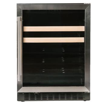 Azure 24 Inch 5 1 Cu Ft ADA Compliant Adjustable Height Beverage Center with Reversible Hinge Glass Door350