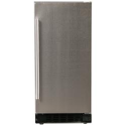 Azure 15 Inch 3 Cu Ft ADA Compliant Adjustable Height Stainless Steel Refrigerator with Solid Reversible Hinge Door250