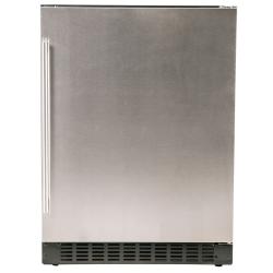 Azure 24 Inch 5 1 Cu Ft ADA Compliant Adjustable Height Stainless Steel Refrigerator with Solid Reversible Hinge Door250
