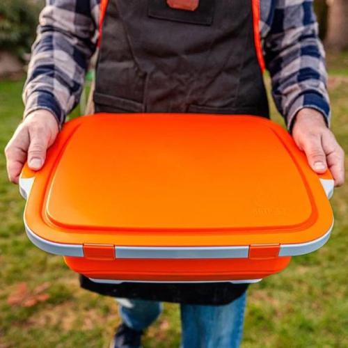 Drip EZ BBQ Prep Tub V2   Original Size   Green   16 Inches by 20 Inches