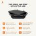 Drip EZ BBQ Prep Tub V2   Extra Large Size   Black   16 Inches by 22 Inches