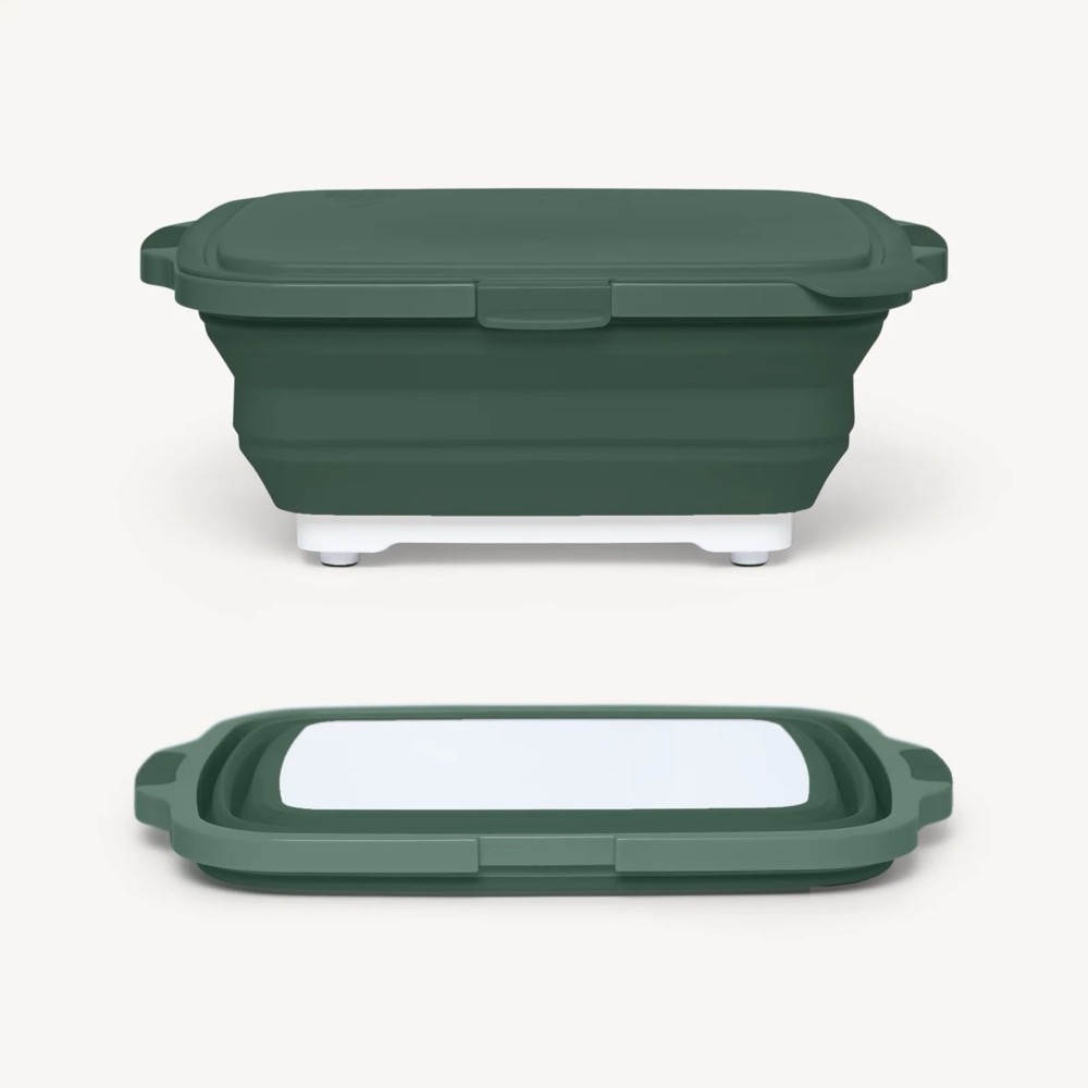 Drip EZ BBQ Prep Tub   Junior Size   Green   12 Inches by 16 Inches