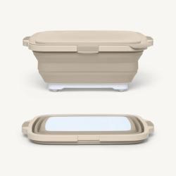 Drip EZ BBQ Prep Tub Junior Size Sandstone 12 Inches by 16 Inches Main250
