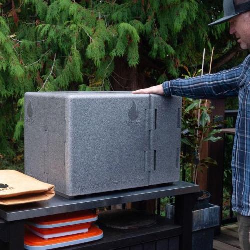 Drip EZ Rest EZ Que Crib Meat Resting Station   Fits Two Fully Opened XL BBQ Prep Tubs