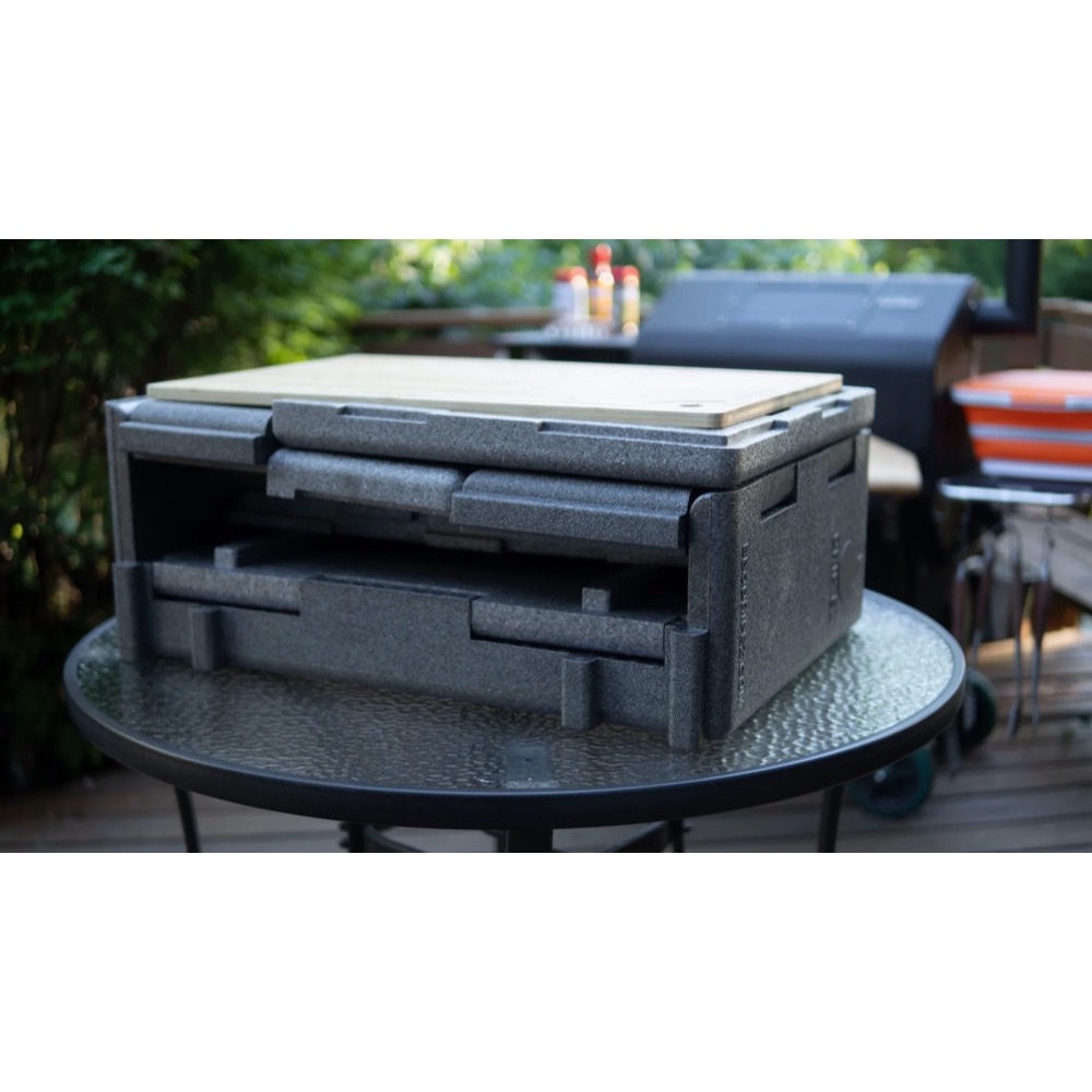 Drip EZ Rest EZ Que Crib Meat Resting Station   Fits Two Fully Opened XL BBQ Prep Tubs