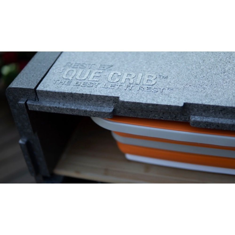 Drip EZ Rest EZ Que Crib Meat Resting Station   Fits Two Fully Opened XL BBQ Prep Tubs